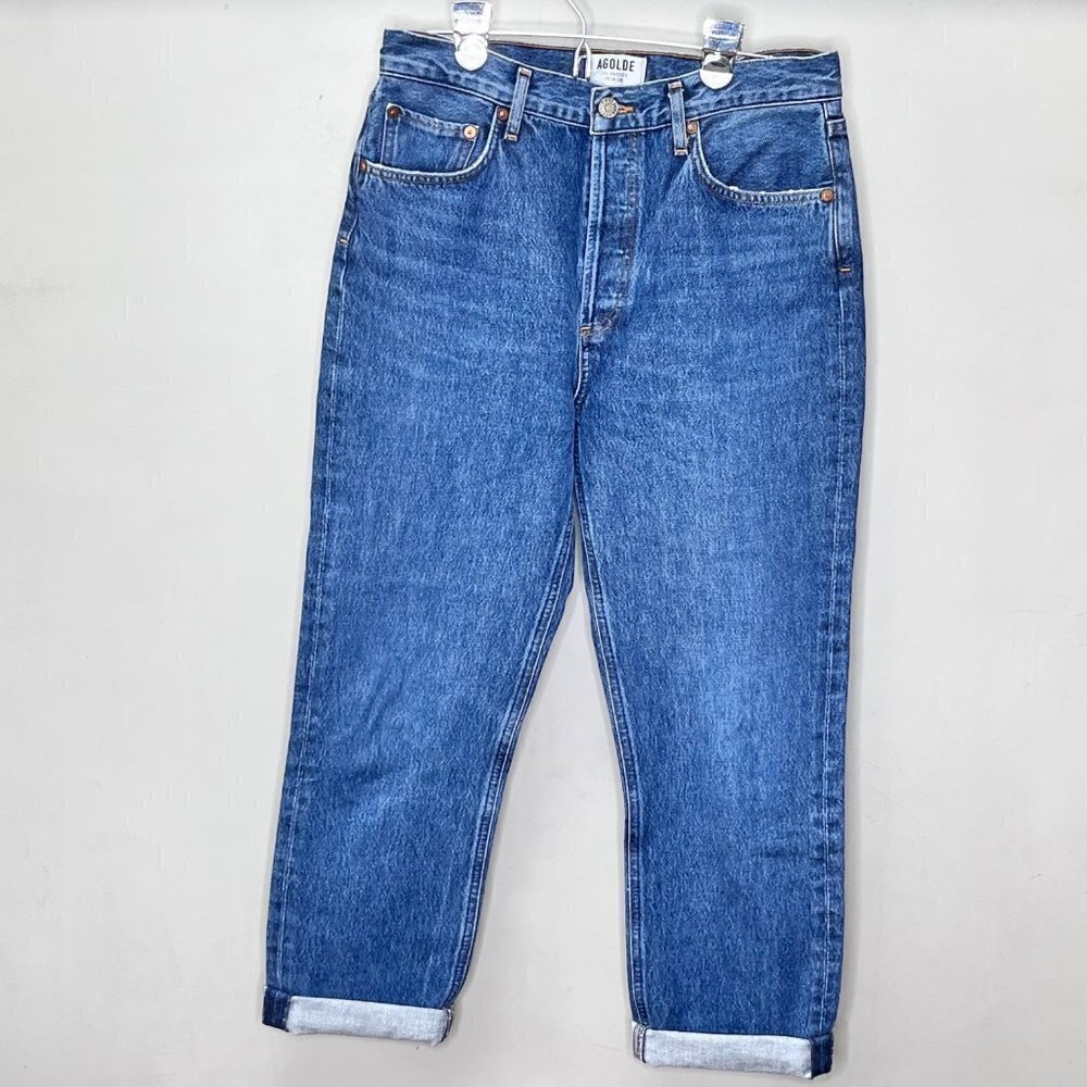 Agolde Riley High Rise Straight Crop -‎ Size 28